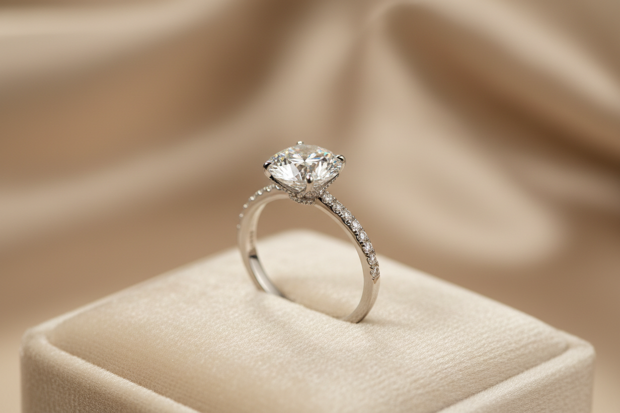 Diamond engagement ring